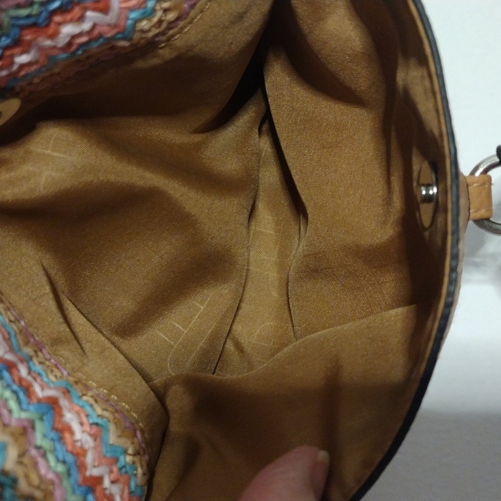 Rosetti Knitted Multi Color Glitter Shoulder Bag - image 4